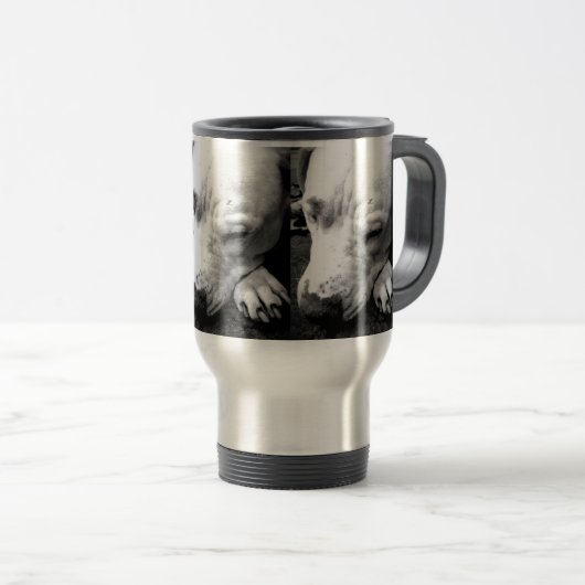 Mug De Voyage harry potier cicatrice chien blanc pit bull (Devant droit)