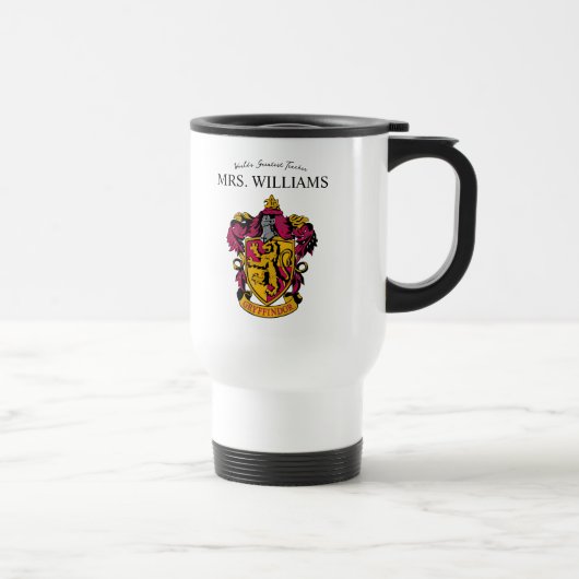 Mug De Voyage Harry Potter | Blason de la maison Gryffondor (Droite)