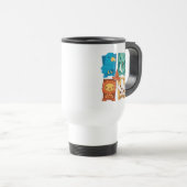 MUG DE VOYAGE HARRY POTTER™ | CARTOON HOGWARTS™ MAISONS (Devant droit)