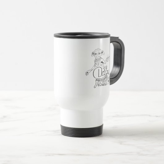 Mug De Voyage Harry Potter | Dobby N'A Pas De Maître (Devant droit)