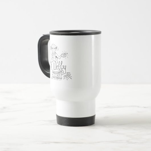 Mug De Voyage Harry Potter | Dobby N'A Pas De Maître (Devant gauche)