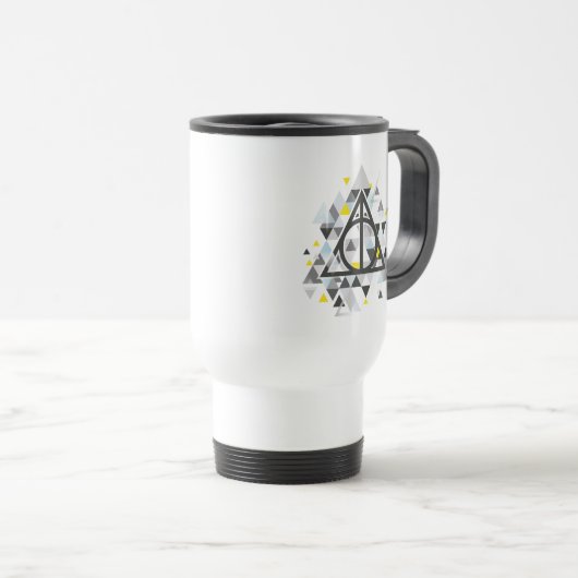 Mug De Voyage Harry Potter | Geometric Deathly Hallows (Devant droit)