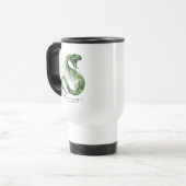 Mug De Voyage Harry Potter | SLYTHERIN™ Serpent Aquarelle (Devant gauche)