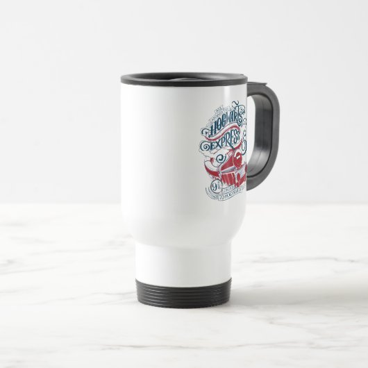 Mug De Voyage Harry Potter | Typographie Express Hogwarts (Devant droit)