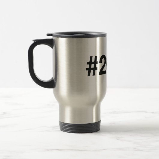 Mug De Voyage Hashtag 18 Anniversaire 2007 (Gauche)