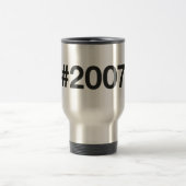 Mug De Voyage Hashtag 18 Anniversaire 2007 (Centre)
