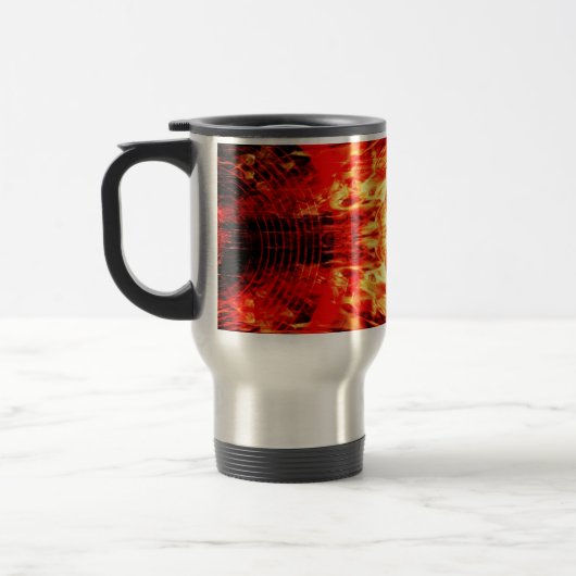 Mug De Voyage Haut-parleur musical avec flammes (Gauche)
