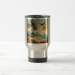 Mug De Voyage Hawaï vintage/tropical