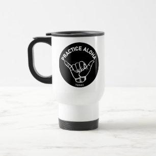 Mug De Voyage Hawaii - Pratiquer Aloha Shaka (Hang lâche)