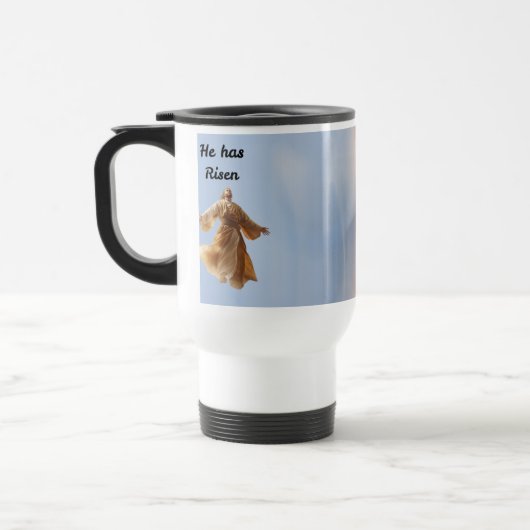 Mug De Voyage he is risen (Gauche)