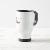 Mug De Voyage Hélicoptère de la Garde côtière (Devant droit)