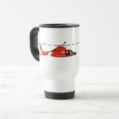 Mug De Voyage Hélicoptère de la Garde côtière (Devant gauche)
