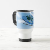 Mug De Voyage Hélicoptère de police (Devant gauche)