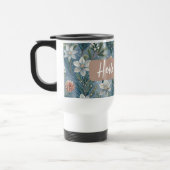 Mug De Voyage Hello Winter Pines & Flowers (Gauche)