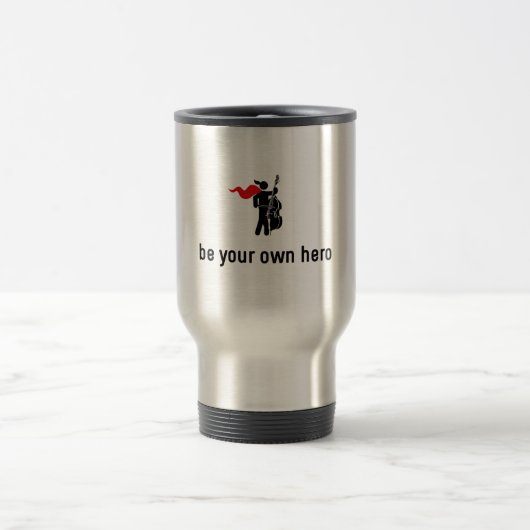 Mug De Voyage Héros de double basse (Centre)