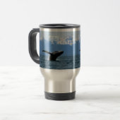Mug De Voyage Heures de récréation de baleine ; Merci (Devant gauche)