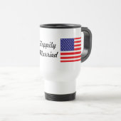 Mug De Voyage Heureusement marié (Devant droit)