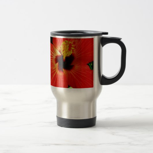 Mug De Voyage Hibiscus rouge (Droit)