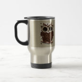 Mug De Voyage Hibou de grain de café (Gauche)