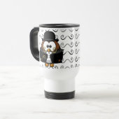 Mug De Voyage hibou de moustache (Devant gauche)