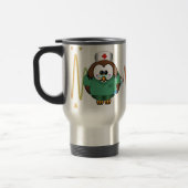 Mug De Voyage hibou d'infirmière (Gauche)