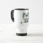 Mug De Voyage Hibou mignon (Devant gauche)
