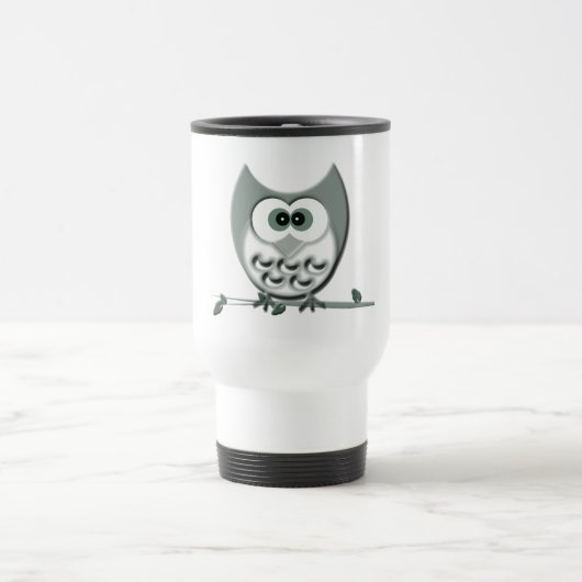 Mug De Voyage Hibou mignon (Centre)