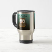 Mug De Voyage Hibou mignon de bébé personnalisé (Devant gauche)