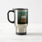 Mug De Voyage Hibou mignon de bébé personnalisé (Gauche)