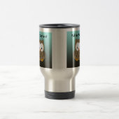 Mug De Voyage Hibou mignon de bébé personnalisé (Centre)