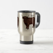 Mug De Voyage Highland cow (Devant droit)