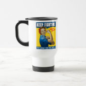 Mug De Voyage Hillary Clinton Continuez à lutter (Gauche)