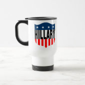 Mug De Voyage hillary clinton étoiles et rayures (Gauche)