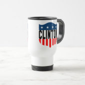Mug De Voyage hillary clinton étoiles et rayures (Devant droit)