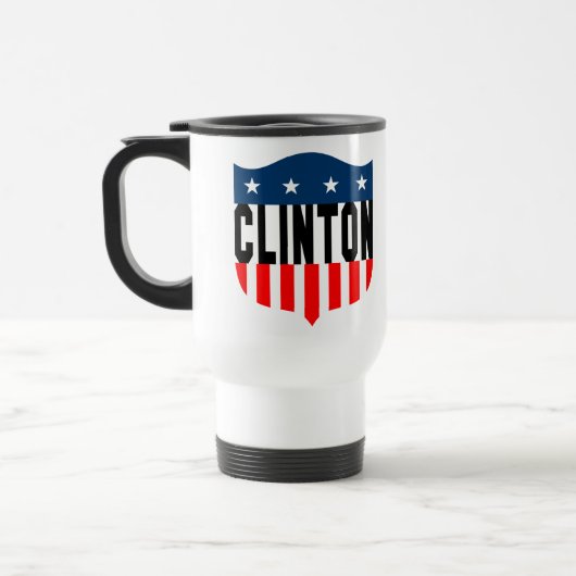 Mug De Voyage hillary clinton étoiles et rayures (Gauche)