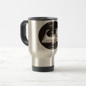 MUG DE VOYAGE HIP HOP BATTRE DES LYRIQUES DE COMPÉTENCES SUR LE  (Devant gauche)