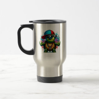 Mug De Voyage hip hop de tortue cool