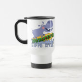 Mug De Voyage Hippopotame de surfer (Gauche)