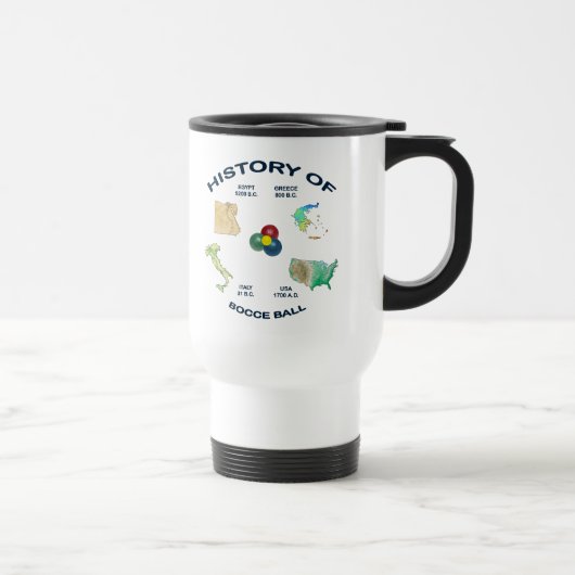 Mug De Voyage Histoire de boule de Bocce (Droite)