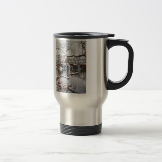Mug De Voyage Hiver Au Barrage De Finley (Droit)