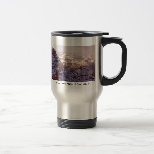 Mug De Voyage Hiver de tasse/canyon grand (Droit)