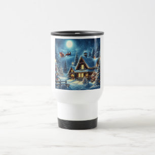 Mug De Voyage Hiver/Père Noël/Noël/Neige