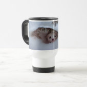 Mug De Voyage Hiver - Weasel à queue courte (Devant gauche)