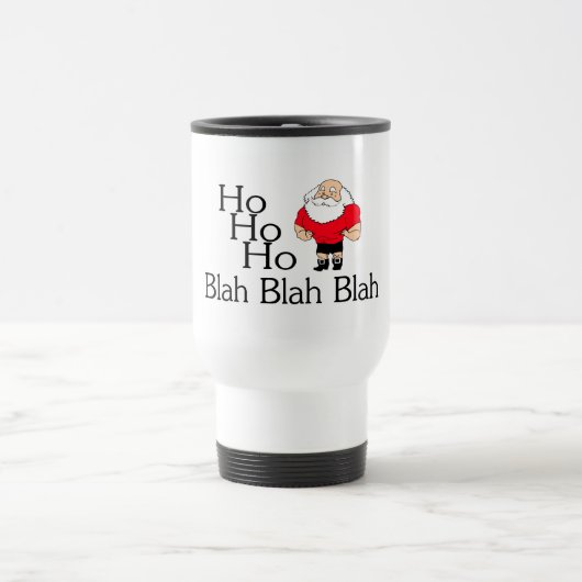 Mug De Voyage Ho Ho Ho Blah - Noël fade (Centre)