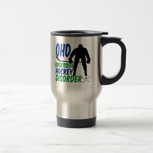 Mug De Voyage Hockey Drôle (Droit)
