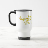 Mug De Voyage HOMAGE À MOZART Gold Signature Du Compositeur Whit (Gauche)