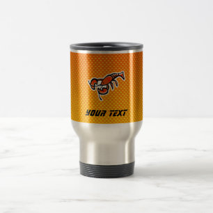 Mug De Voyage Homard jaune-orange