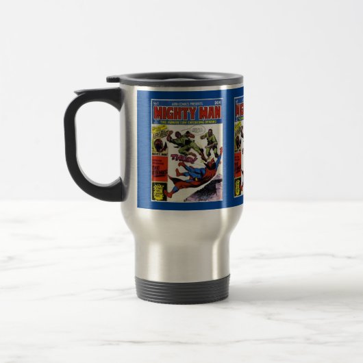 Mug De Voyage Homme puissant 1 (Gauche)