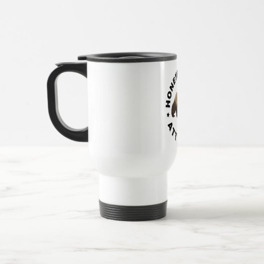 Mug De Voyage Honey badger a Attitude (Gauche)