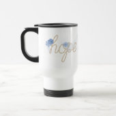 Mug De Voyage HOPE Rope Text With Blue Daisies (Gauche)